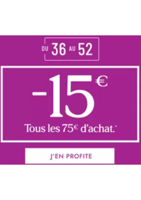 Prospectus Christine Laure CC Le Fourchêne : -15€ tous les 75€ d'achat* !