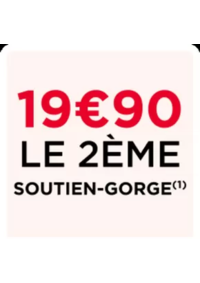 Prospectus RougeGorge Lingerie EPINAL : 19€90 le 2ème soutien-gorge