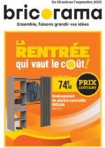 Prospectus Bricorama : La rentrée qui vaut le coût !