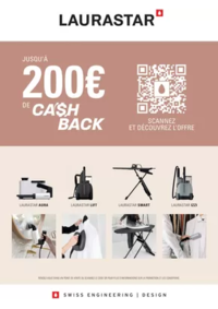 Prospectus Expert LANNION : Laurastar - Jusqu'à €200 de cashback