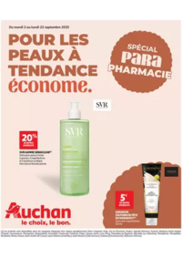Prospectus Auchan : Pour les peaux à tendance économe