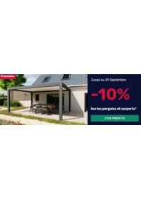 Prospectus K par K MAUBEUGE : 10% de remise sur les pergolas et les carports