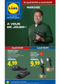 Prospectus Lidl RIBERAC : Retrouvez le nécessaire pour bricoler avec Parkside et faire du sport avec Crivit !