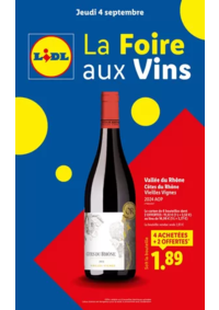 Prospectus Lidl POUZAC : Jeudi 04/09