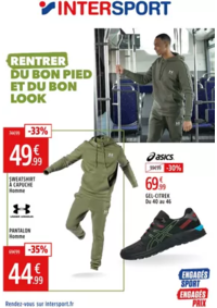 Prospectus Intersport BISCAROSSE : RENTRER DU BON PIED ET DU BON LOOK
