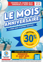 Prospectus E.Leclerc : ANNIVERSAIRE 1