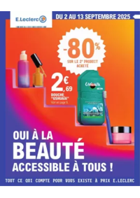 Prospectus E.Leclerc Saint Georges : BEAUTE AUTOMNE