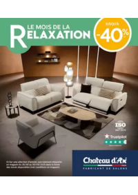 Prospectus Château d´Ax Solignac sur loire/Montagnac : Le mois de la relaxation Jusqu'à -40 %