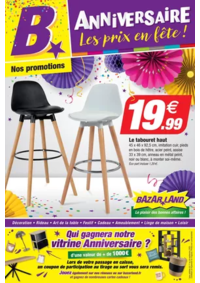 Prospectus Bazarland ST JUST EN CHAUSSEE : Catalogue BazaDes prix tout doux pour voir la vie en roserland