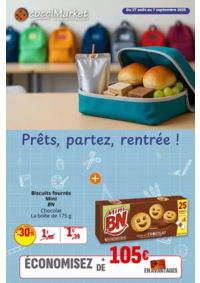 Prospectus CocciMarket CHARQUEMONT : Prêts, partez, rentrée !