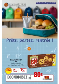 Prospectus CocciMarket Messei : Prêts, partez, rentrée !