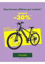 Prospectus Nature & Découvertes : Nos bonnes affaires qui roulent!