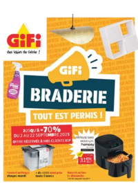 Prospectus Gifi PARAY LE MONIAL : Braderie tout est permis !