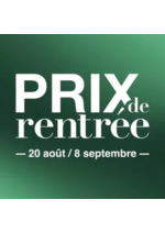Promos et remises  : Les Prix de Rentrée