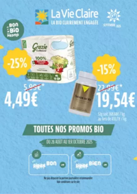 Prospectus La Vie Claire Lannion : SEPTEMBRE 2025