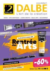 Prospectus Dalbe CARHAIX : Rentrée Des Arts