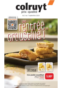 Prospectus Colruyt dit 'Près des Mortes' : Une rentrée qui croustille !