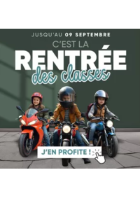 Prospectus Moto Axxe AUBENAS : Ne ratez pas votre Rentrée – TVA OFFERTE sur votre équipement pilote !