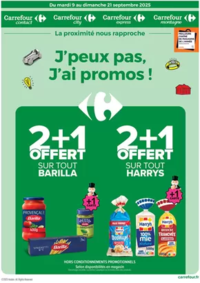 Prospectus Carrefour Drive LE TIGNET : J'PEUX PAS, J'AI LES PROMOS DU 9 AU 21 SEPTEMBRE !