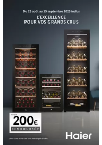 Prospectus Boulanger Roanne : OFFRE Haier : jusqu'à 200€ remboursés !