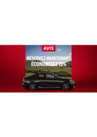 Prospectus AVIS - Chatellerault - Gare : 15 % sur la location de fin d’été, d‘automne et d’hiver