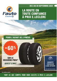 Prospectus L'auto E.Leclerc Biscarrosse : THEMATIQUE RENTREE