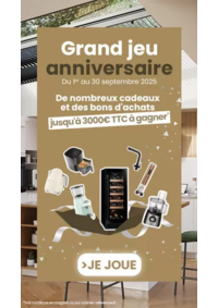 Prospectus Cuisines références TOLLEVAST : Frand jeu anniversaire