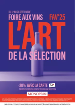 Prospectus Monop' : GUIDE FOIRE AUX VINS