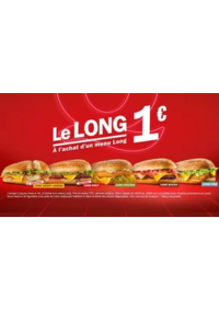 Prospectus Quick LAVAL : Le Long Menu Offer