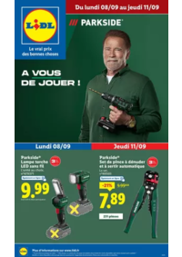 Prospectus Lidl SAINT LOUIS : Préparez vos travaux et équipez-vous avec Parkside et Crivit, disponibles chez Lidl