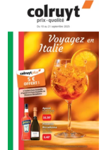 Prospectus Colruyt : Voyagez en Italie