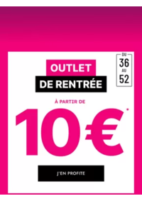 Prospectus Christine Laure PACE : OUTLET de rentrée à partir de 10€