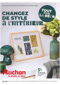 Prospectus Auchan BESSONCOURT : Tout pour la déco : changez de style à l'intérieur
