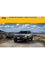 Prospectus Jeep : AVENGER 4XE OVERLAND 1.2 TURBO T3 145 CH BVR6