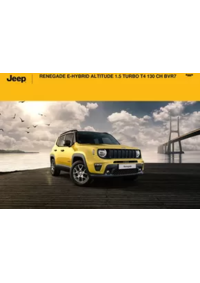 Prospectus Jeep Sens : RENEGADE E-HYBRID ALTITUDE 1.5 TURBO T4 130 CH BVR7
