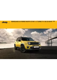 Prospectus Jeep Castres : RENEGADE E-HYBRID NORTH STAR 1.5 TURBO T4 130 CH BVR7