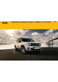Prospectus Jeep Colmar : RENEGADE E-HYBRID ALTITUDE 1.5 TURBO T4 130 CH BVR7