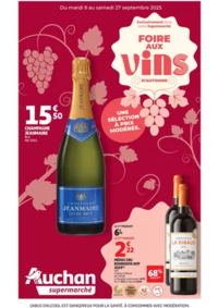 Prospectus Auchan Supermarché Paris 12 Reuilly : Foire aux Vins dans votre supermarché