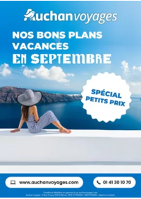 Prospectus Auchan CASTRES : Auchan voyages : bons plans vacances !