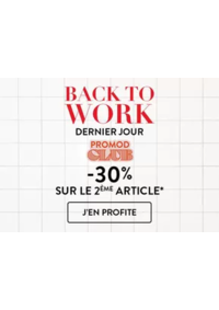 Prospectus Promod Montauban Cc Auchan 777 Avenue Jean Moulin : Back to work