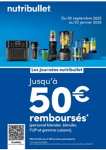 Prospectus Boulanger : Offre Nutribullet: jusqu'à 50€ remboursés!