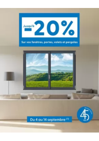 Prospectus Tryba EPONE : Jusqu’à -20% sur vos fenêtres, portes, volets et pergolas !