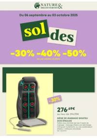 Prospectus Nature & Découvertes COQUELLES : Soldes