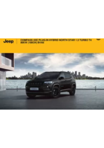Prospectus Jeep : COMPASS 4XE PLUG-IN HYBRID NORTH STAR 1.3 TURBO T4 96KW (190CH) BVA6