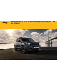 Prospectus Jeep Franois : RENEGADE 4XE PLUG IN HYBRID NORTH STAR 1.3 TURBO T4 240 CH BVA6