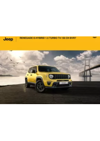 Prospectus Jeep Jaux : RENEGADE E-HYBRID 1.5 TURBO T4 130 CH BVR7