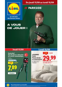 Prospectus Lidl TULLINS : Profitez de la déco tendance et des outils Parkside pour tous vos projets, à prix Lidl !