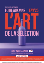 Prospectus Monop' : GUIDE FOIRE AUX VINS