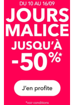 Prospectus Grain de Malice : SOLDES jusqu'à -50 %