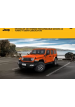 Promos et remises  : WRANGLER 4XE HYBRIDE RECHARGEABLE SAHARA 2.0 TURBO T4 280KW (380CH) BVA8